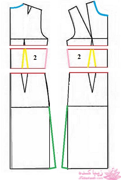 آموزش دوخت مانتو