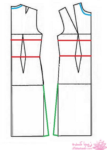 آموزش دوخت مانتو