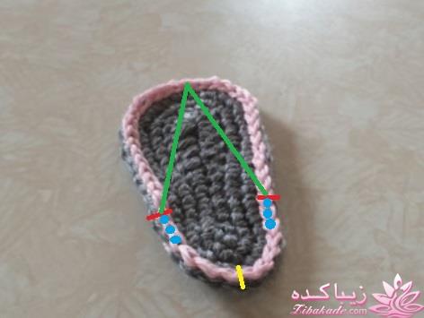 آموزش اصول اولیه ی قلاب بافی و نقشه خوانی