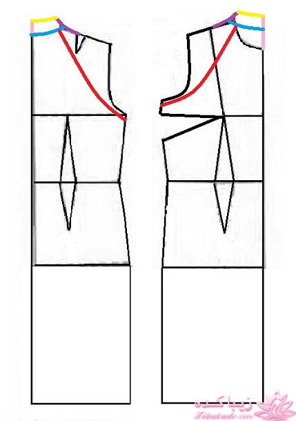 آموزش دوخت لباس مجلسی