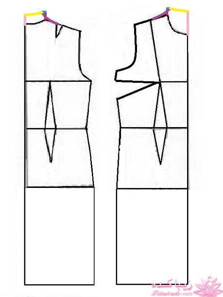 آموزش دوخت لباس مجلسی