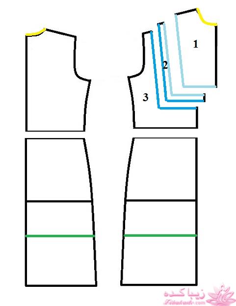 آموزش دوخت مانتو