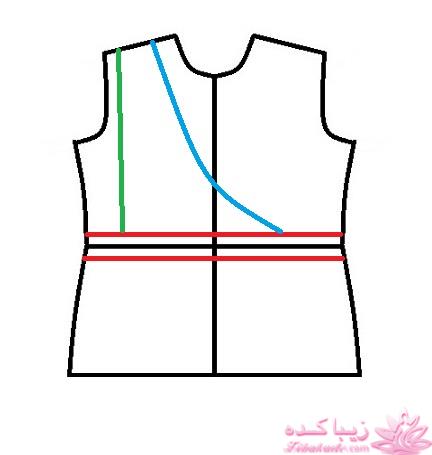 آموزش دوخت لباس مجلسی