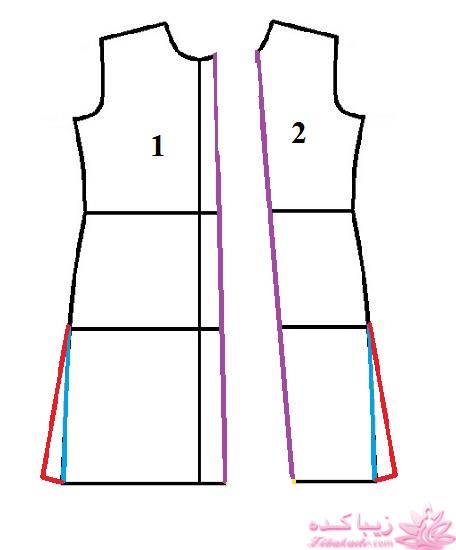 آموزش دوخت مانتو