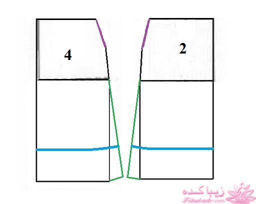 آموزش دوخت لباس مجلسی