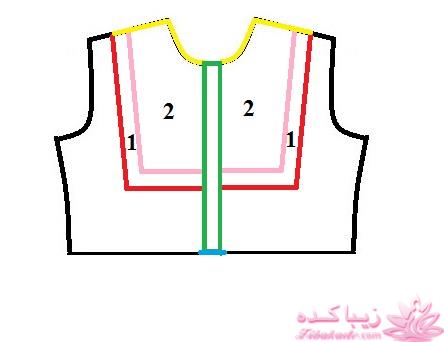 آموزش دوخت لباس مجلسی