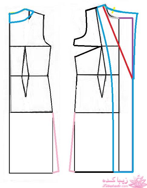 آموزش دوخت مانتو