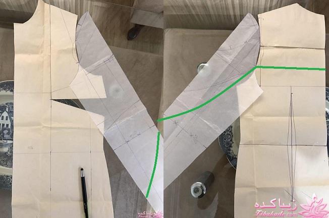 آموزش دوخت لباس مجلسی