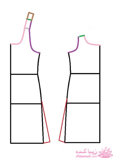 آموزش دوخت لباس مجلسی