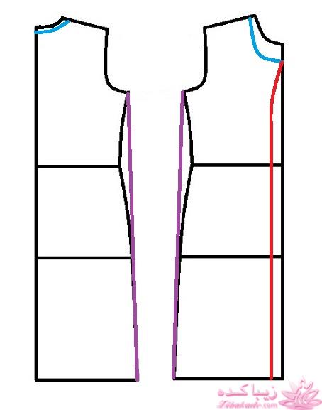 آموزش دوخت مانتو