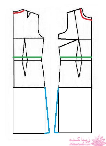 آموزش دوخت مانتو