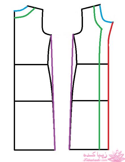 آموزش دوخت مانتو