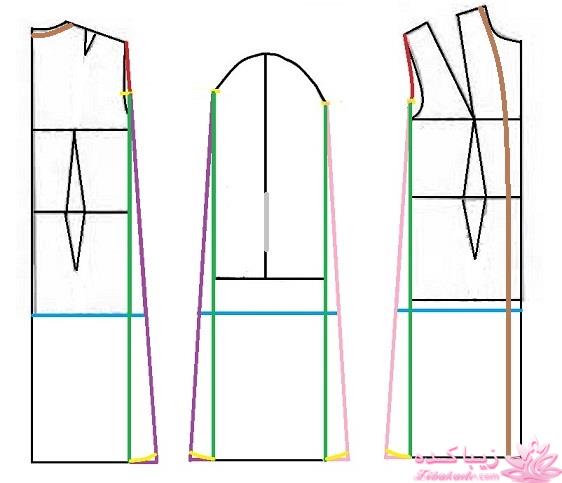 آموزش دوخت مانتو مجلسی