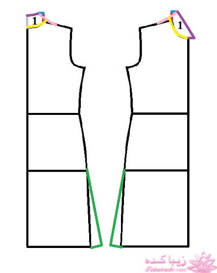 آموزش دوخت لباس مجلسی