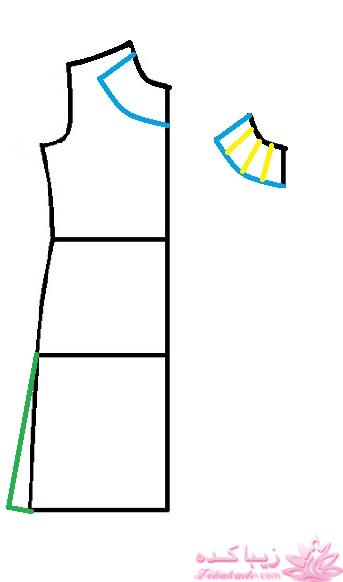 آموزش دوخت لباس مجلسی