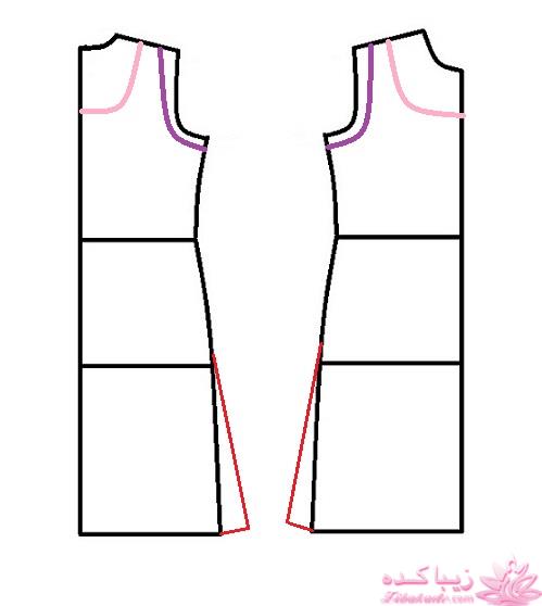 آموزش دوخت لباس مجلسی