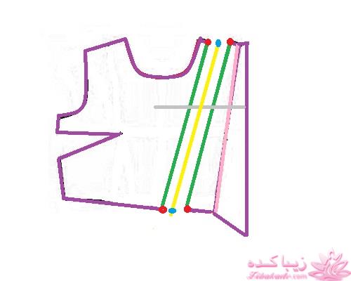 آموزش دوخت لباس مجلسی