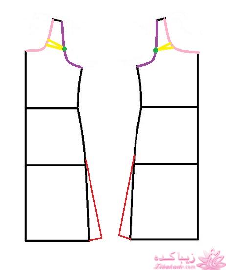 آموزش دوخت لباس مجلسی