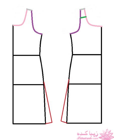 آموزش دوخت لباس مجلسی