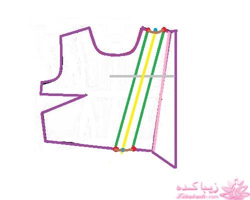 آموزش دوخت لباس مجلسی