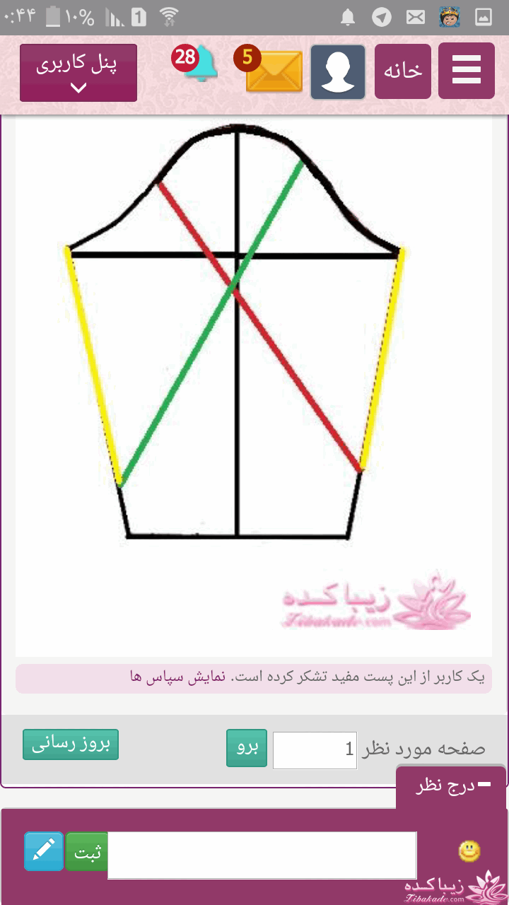 آموزش دوخت مانتو