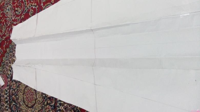 آموزش دوخت لباس مجلسی