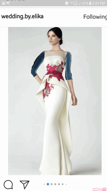 آموزش دوخت لباس مجلسی