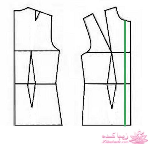 آموزش دوخت لباس مجلسی