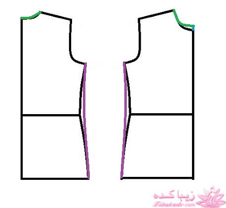 آموزش دوخت لباس مجلسی