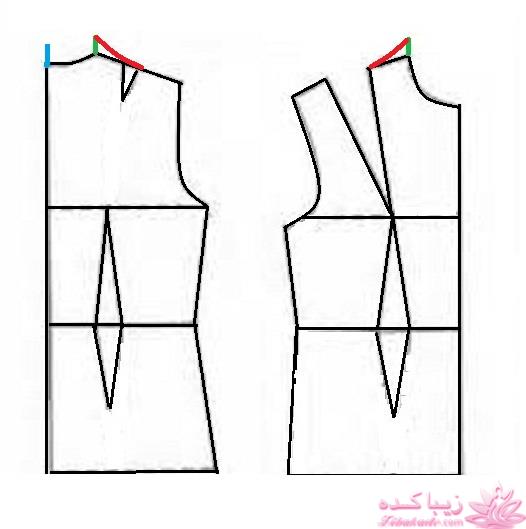 آموزش دوخت لباس مجلسی