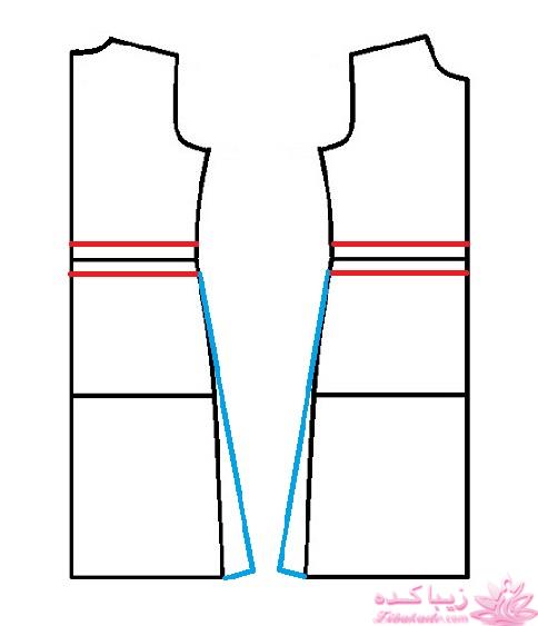 آموزش دوخت لباس مجلسی