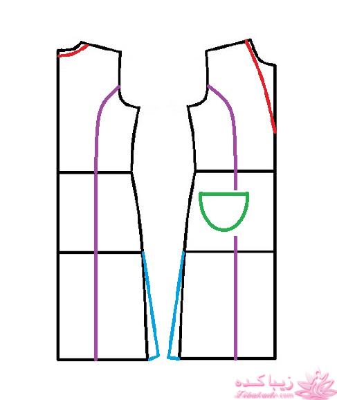 آموزش دوخت مانتو