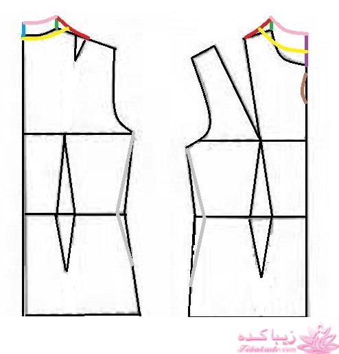 آموزش دوخت لباس مجلسی