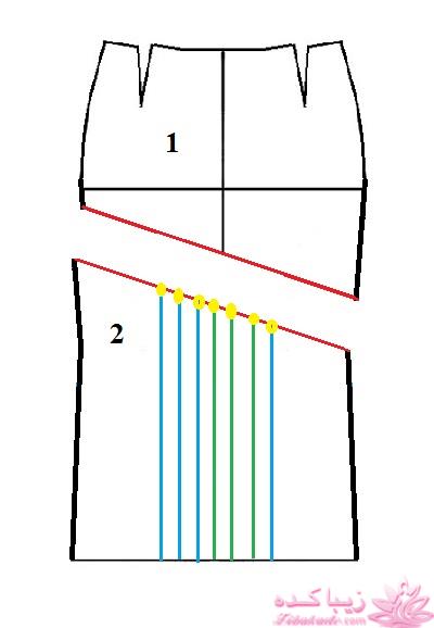 آموزش دوخت لباس مجلسی