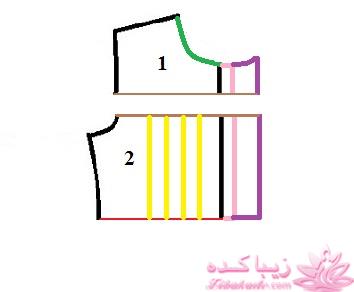 آموزش دوخت لباس مجلسی