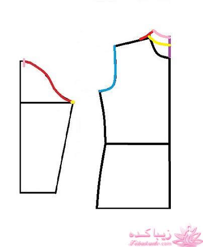 آموزش دوخت لباس مجلسی