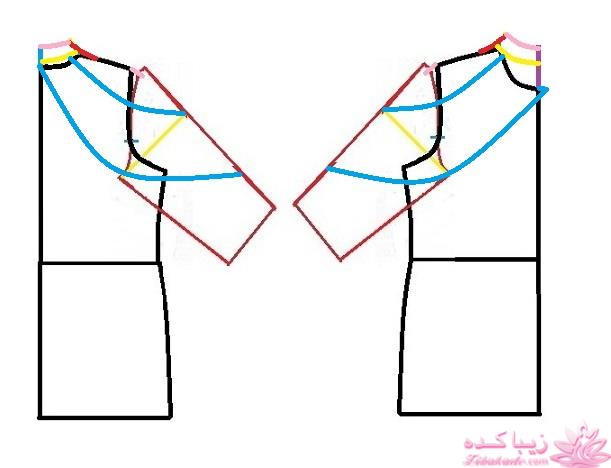 آموزش دوخت لباس مجلسی