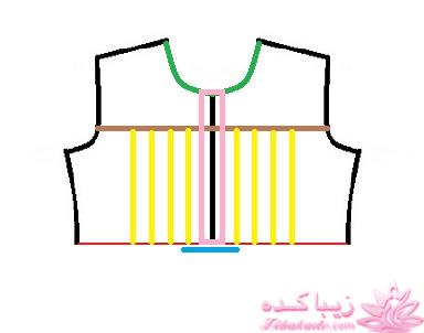 آموزش دوخت لباس مجلسی