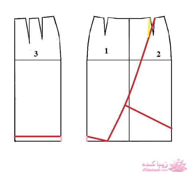 آموزش دوخت لباس مجلسی