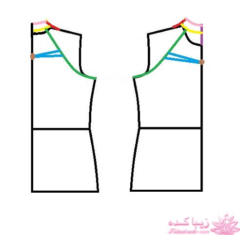 آموزش دوخت لباس مجلسی