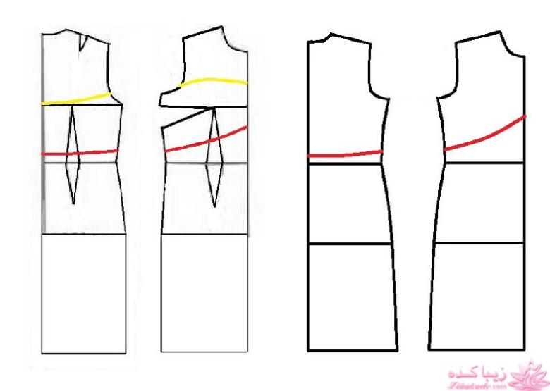 آموزش دوخت لباس مجلسی