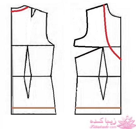 آموزش دوخت لباس مجلسی