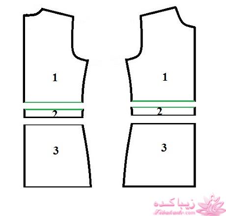 آموزش دوخت لباس مجلسی