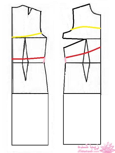 آموزش دوخت لباس مجلسی