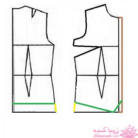 آموزش دوخت لباس مجلسی