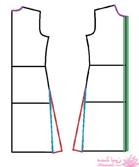 آموزش دوخت مانتو