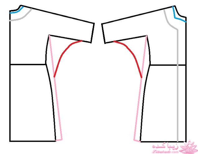 آموزش دوخت مانتو