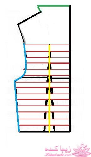 آموزش دوخت لباس مجلسی