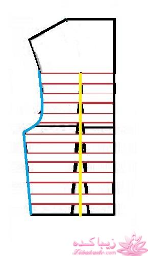 آموزش دوخت لباس مجلسی