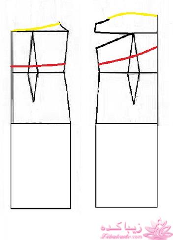 آموزش دوخت لباس مجلسی